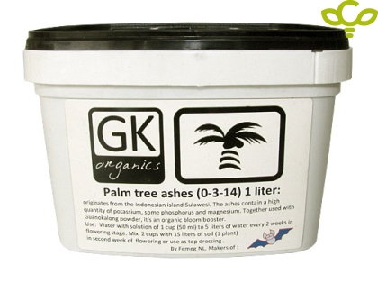 Palm Tree Ashes 1L - суво органско ѓубриво за  цветање