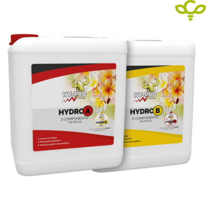 Hy-Pro Hydro A/B 5L - минерално ѓубриво за растење и цветање во хидропоника