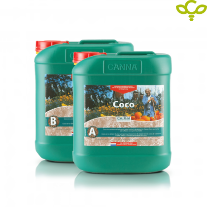 Canna Coco Nutrient Part A+B 5L - минерално ѓубриво за растење и цветање во кокос