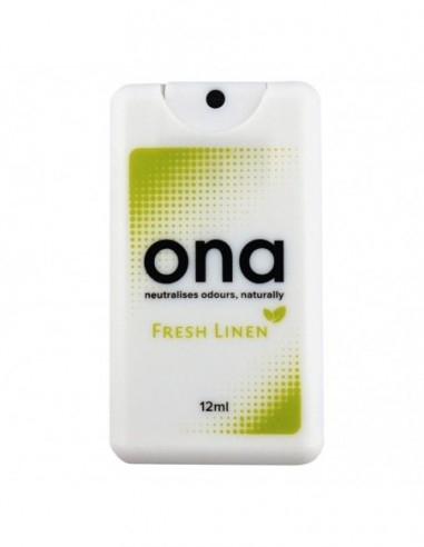 ONA Fresh Linen card spray - ароматизатор за силни миризби