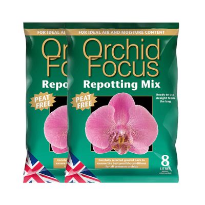 Orchid Focus Repotting Mix Peat FREE - 8L