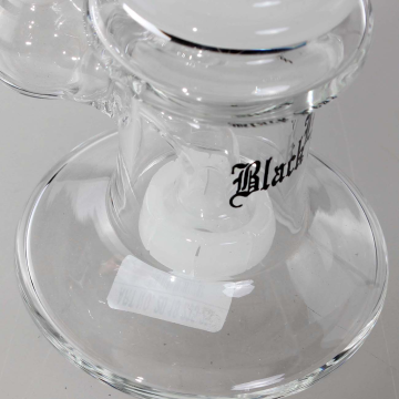 Black Leaf Bubbler with Drum Perco white