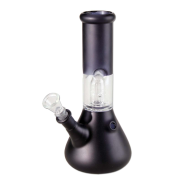 Ice Bong with Dome Percolator black - Стаклен Бонг