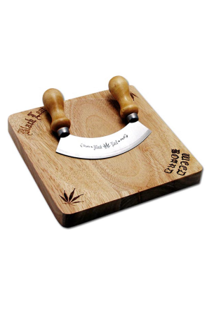 Weed Board and Chopping Knife 