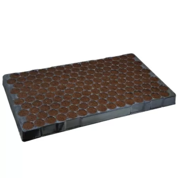 Tray with 150 nests and peat blocks