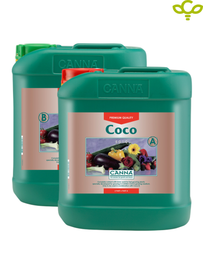 CANNA Coco A+B – Mineral Fertilizer for Growth and Flowering in Coco Substrate