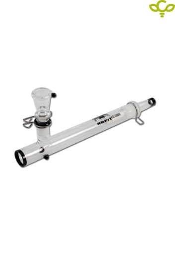 BREIT Hand Pipe with Filter Adapter - стаклено луле со адаптер за филтер