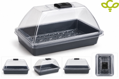 MINI GREENHOUSE SMALL PROPAGATOR - 25 X 15CM