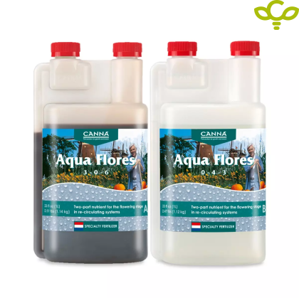 Aqua Flores A+B 1L  - минерално ѓубриво за цветање во хидропоника