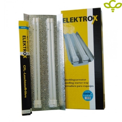 Elektrox Starter Tray со CFL сијалици 2x55W - рефлектор за CFL сијалици