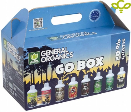 GHE General Organics Go Box - стартер пакет за целосен развој на растенијата