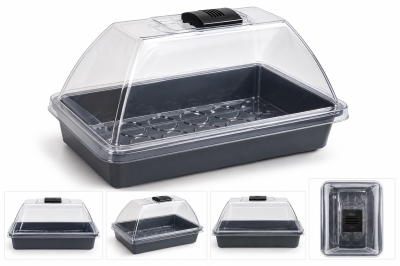 MINI GREENHOUSE SMALL PROPAGATOR - 25 X 15CM