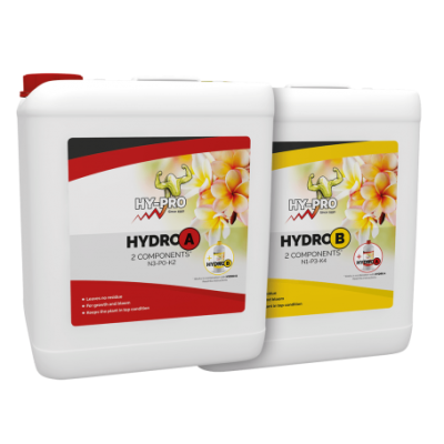 Hy-Pro Hydro A/B 5L - минерално ѓубриво за растење и цветање во хидропоника
