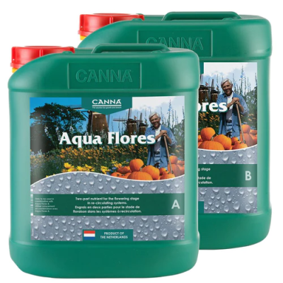 Aqua Flores A+B 10L - минерално ѓубриво за цветање во хидропоника