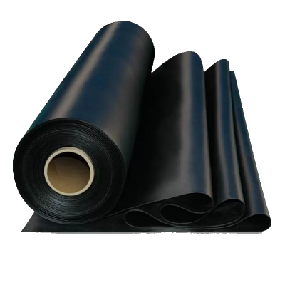 Meter protective black foil for floor - 6m wide