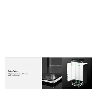 VGrow Smart Grow Box 45x45x120cm - паметен гроубокс 